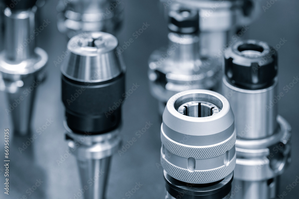 Milling metal cutter tools for CNC machine, dustrial design background, engineering technology concept Milling metal cutter tools for CNC machine, dustrial design background, engineering technology concept