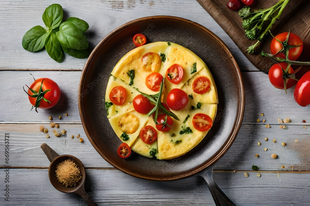 tomato and spinach salad