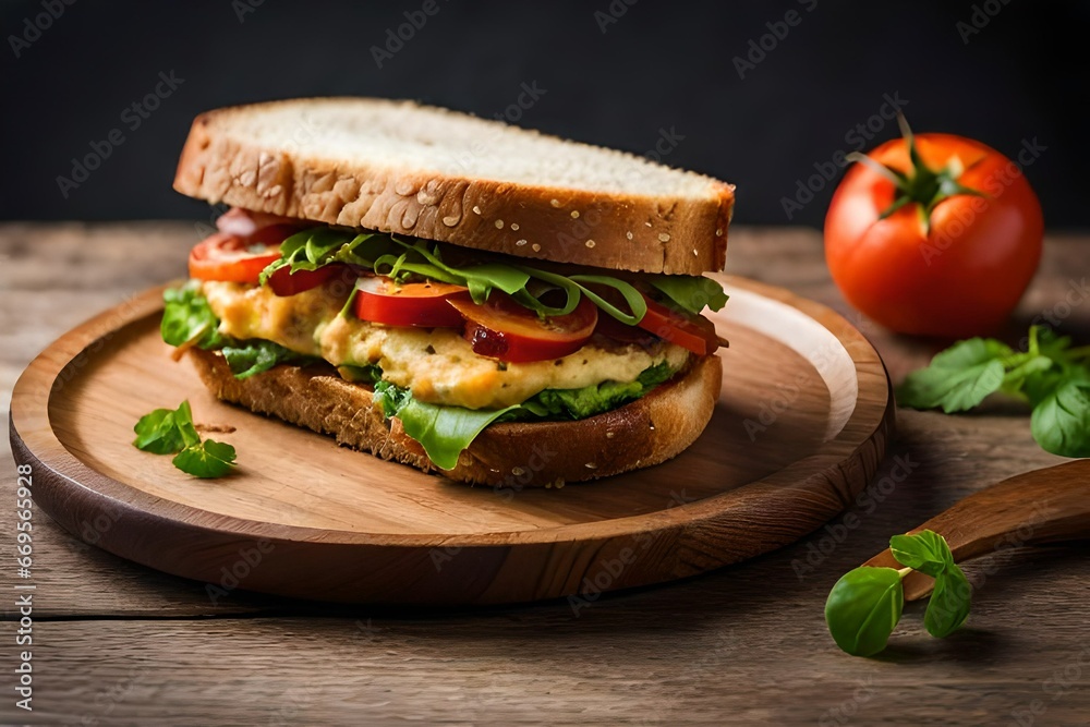 sandwich with vegetables sandwich with vegetables