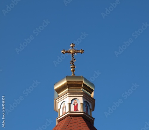 Orthodox church cross