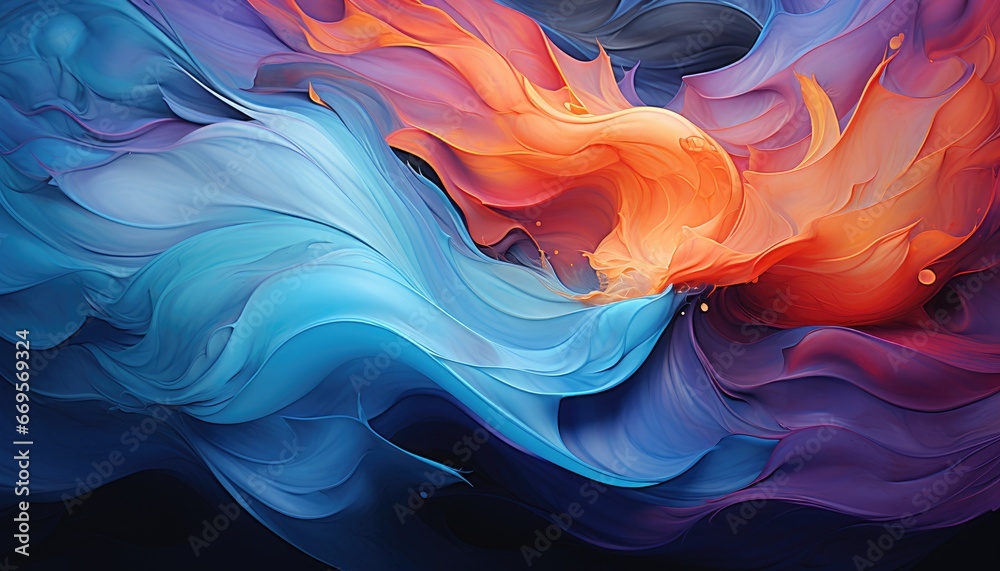 Іntense abstract fluide art painting thick paint Іntense abstract fluide art painting thick paint