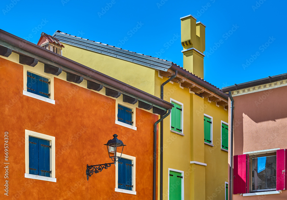 Caorle amd the typical colorful architectures