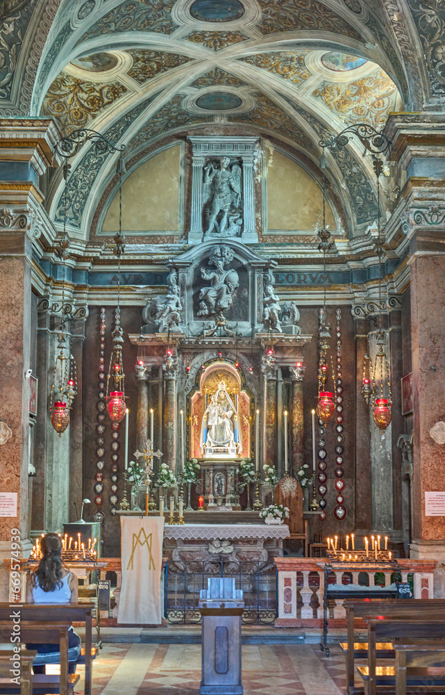 Obraz premium Caorle amd the typical colorful architectures