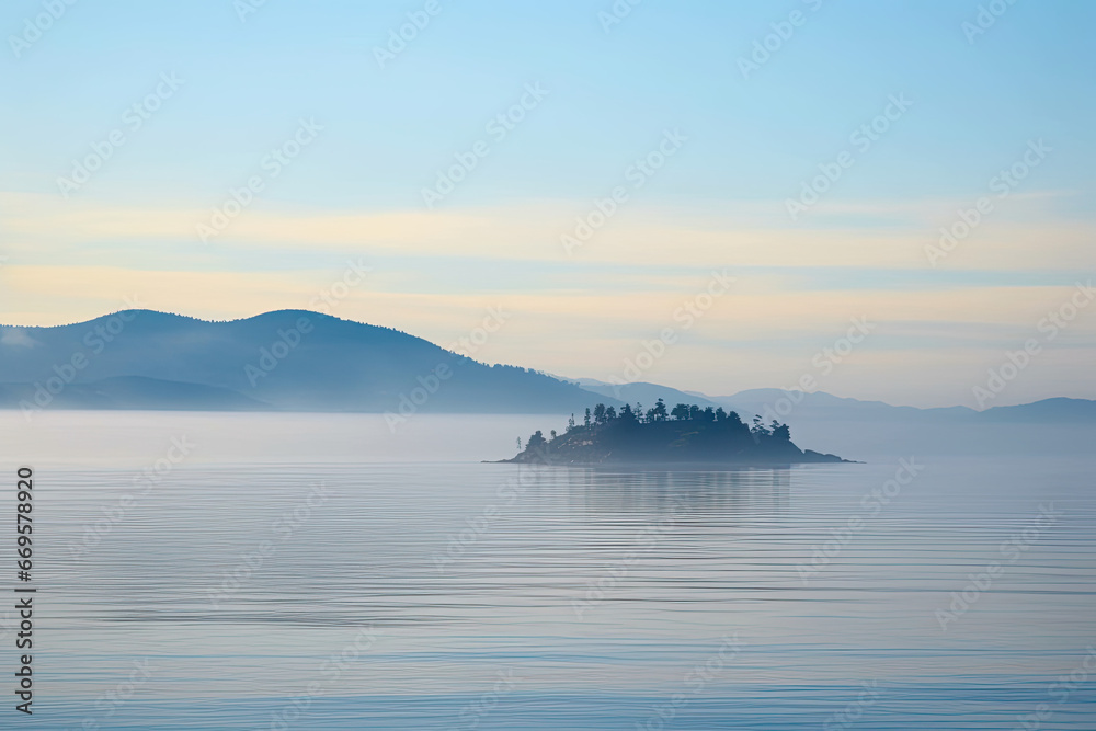 island in the lake