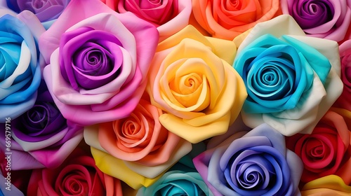 colorful roses background