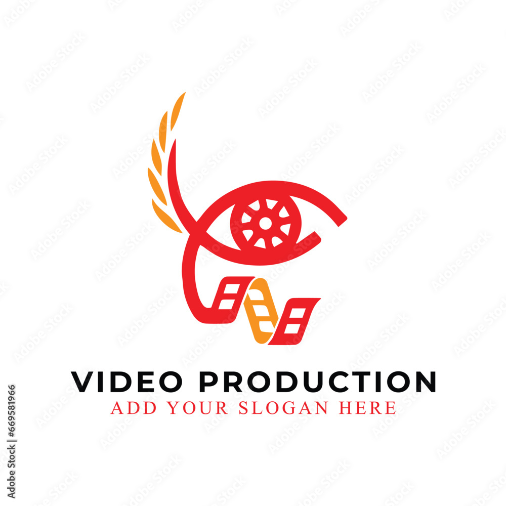 video production logo design vector video production logo design vector