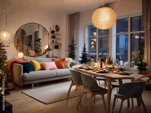 Chic Scandi Soiree  Dive into Luxury with This Glamorous New Year s Eve Bash Ready Apartment 