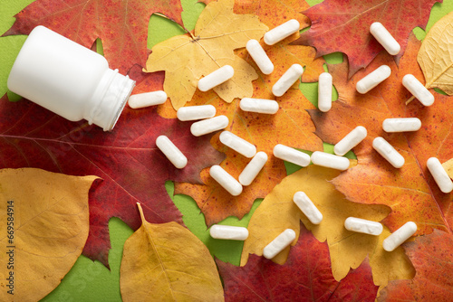 Depression and vitamin deficiency in autumn. Tablets and autumn.