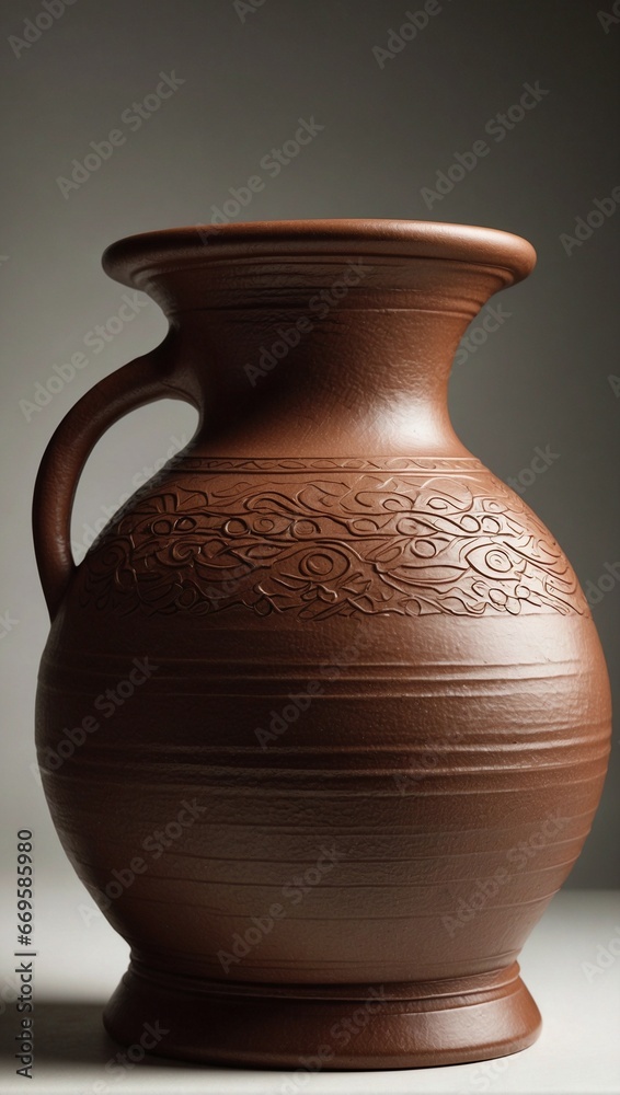 Elegance in Simplicity: An Artfully Crafted Pottery Vessel