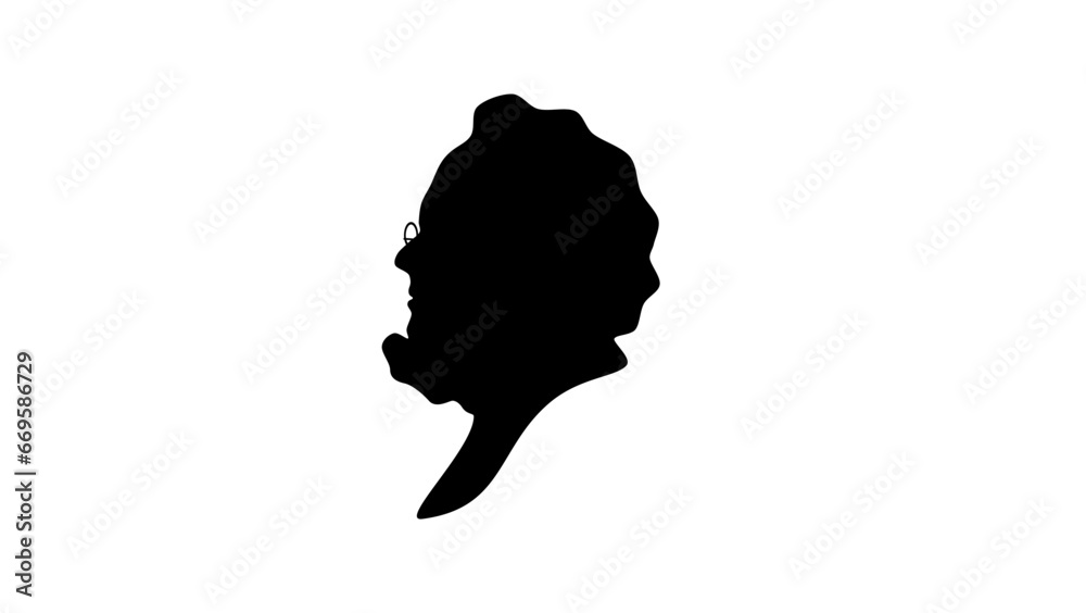 Henrik Ibsen Silhouette