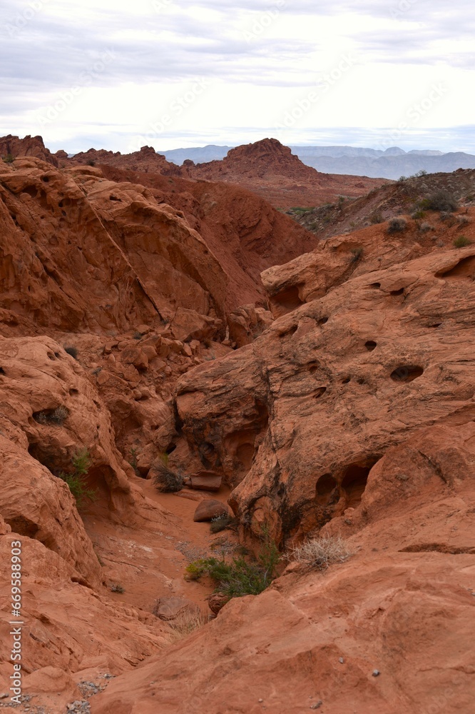 View at Valley of Fire State Park in Nevada View at Valley of Fire State Park in Nevada