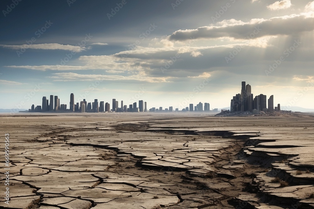 Fototapeta premium landscape of the dead sea