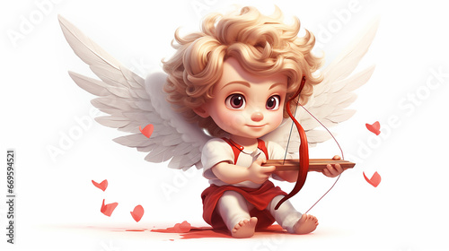 anjo fofo cupido do amor 