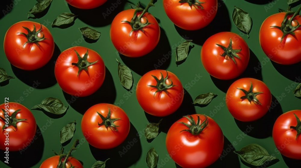 Tomato pattern. Red tomato art Tomato pattern. Red tomato art