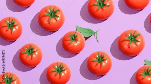 Tomato pattern. Red tomato art