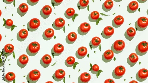 Tomato pattern. Red tomato art