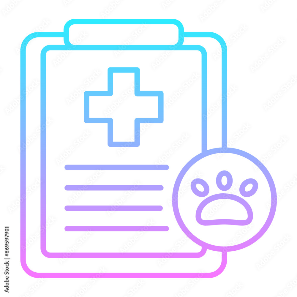 Prescription Gradient Icon Prescription Gradient Icon