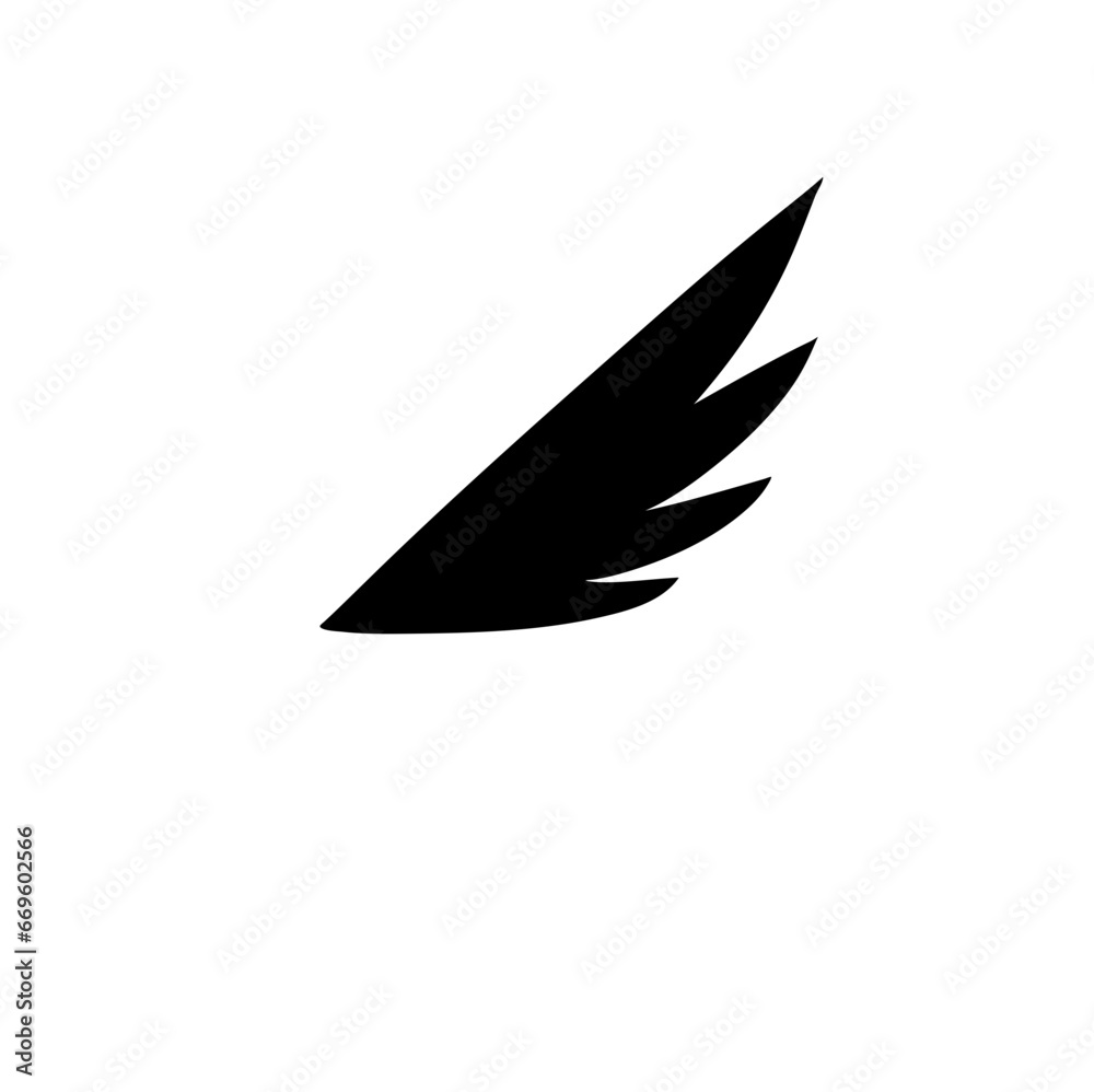Angel Wings Bird Fly Symbol Logo Icon Abstract Sign Angel Wings Bird Fly Symbol Logo Icon Abstract Sign