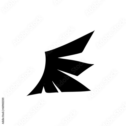 Angel Wings Bird Fly Symbol Logo Icon Abstract Sign