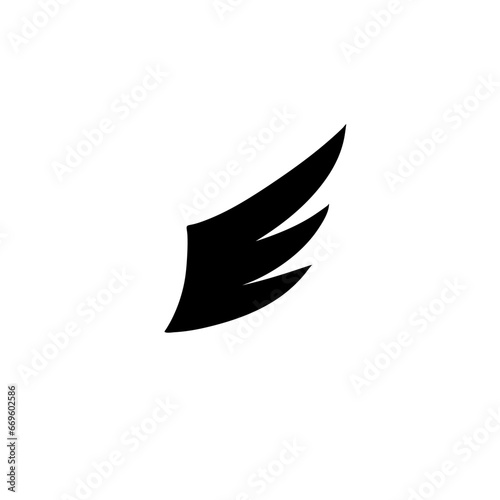 Angel Wings Bird Fly Symbol Logo Icon Abstract Sign