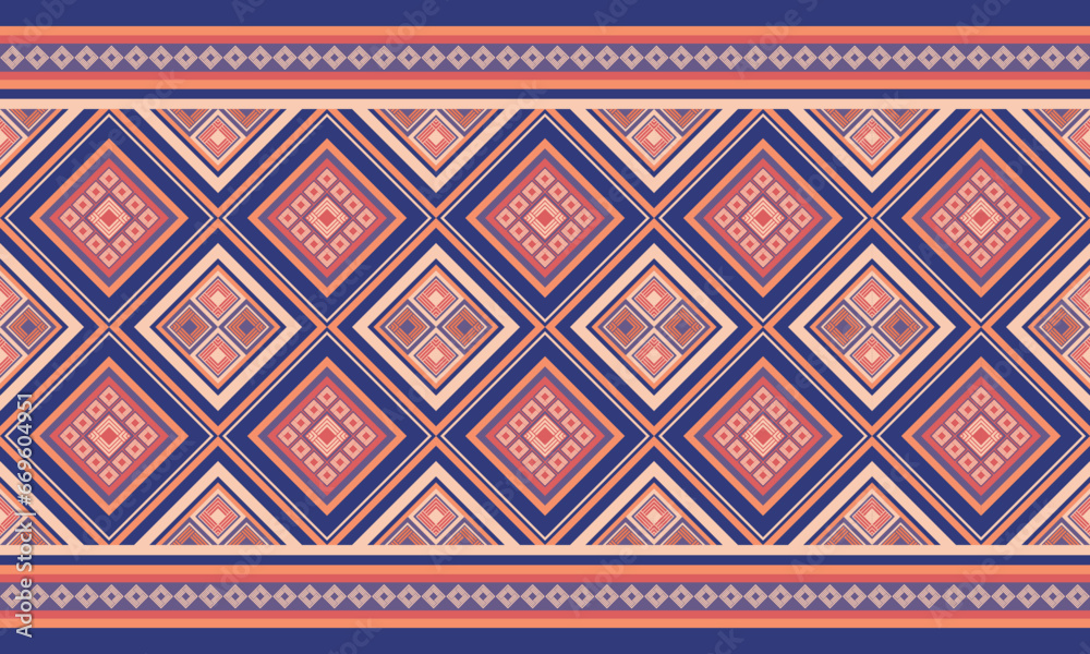 Ethnic pattern designed for textile or paper printing