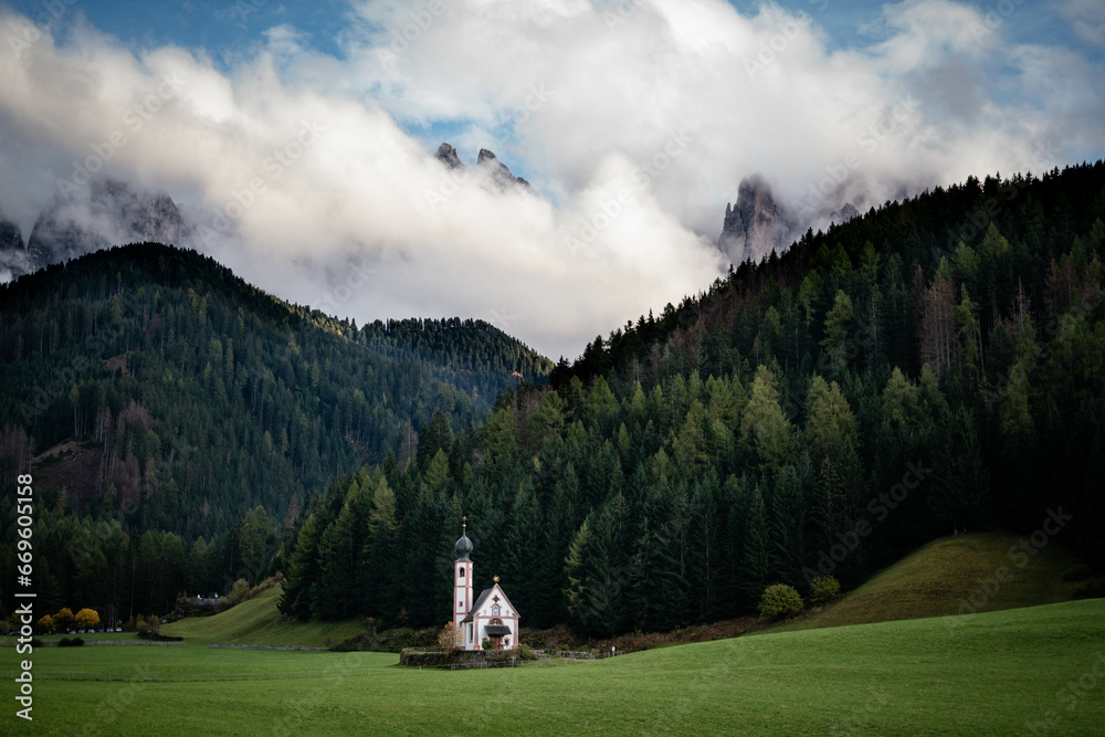 The enchanted Val di Funes, Italy