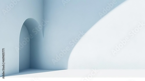 Minimal abstract light blue background for product © Jodie