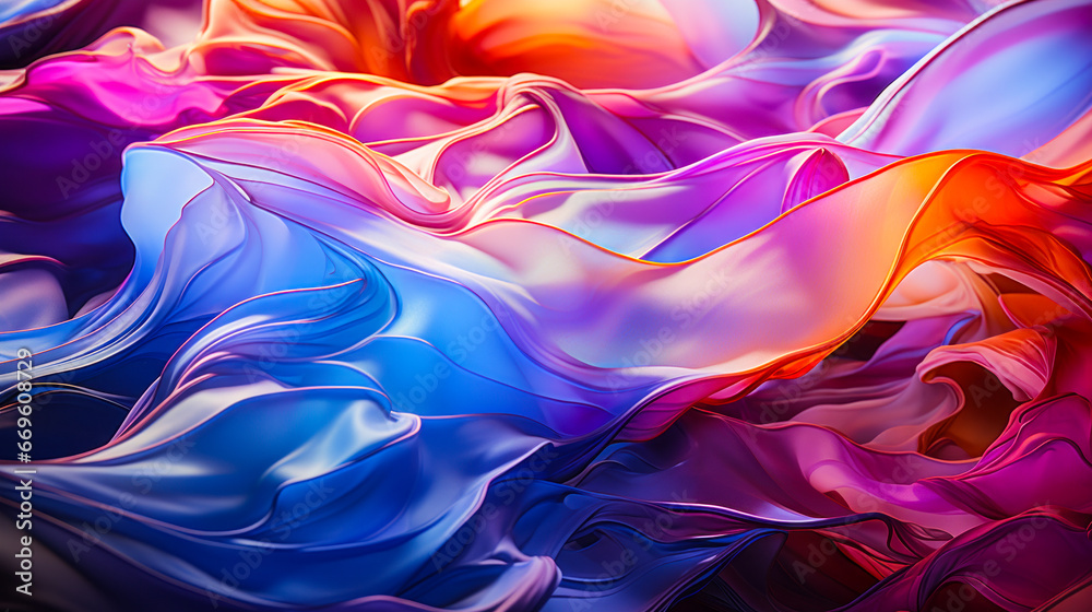 Iridescent Wonders: Fluid Details in a Hyperrealistic Close-up Iridescent Wonders: Fluid Details in a Hyperrealistic Close-up