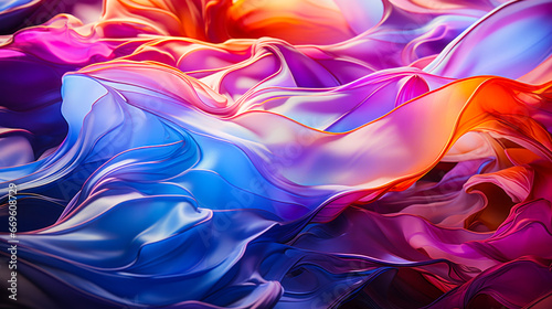 Iridescent Wonders: Fluid Details in a Hyperrealistic Close-up