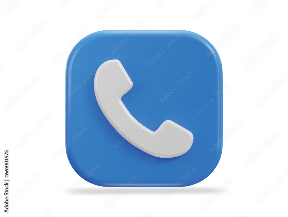 3d telephone icon vector illustration 3d telephone icon vector illustration
