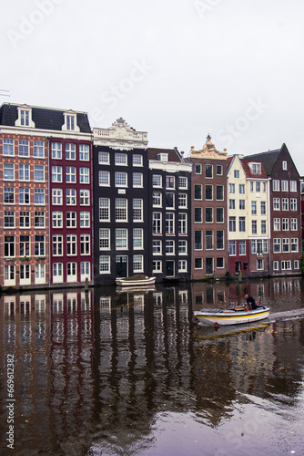 Damrak Narrow Houses, Amsterdam