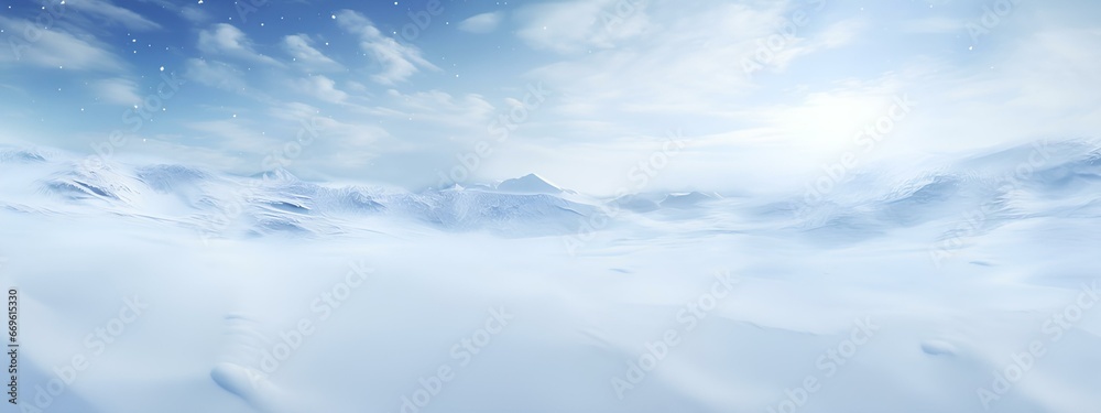 Texture of white snow, background with cold winter.