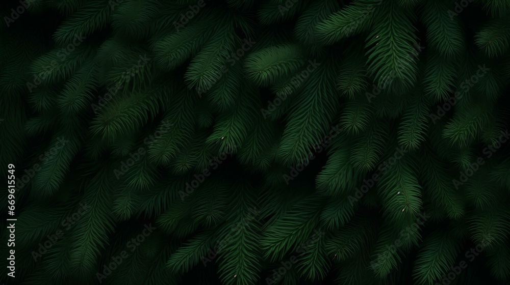 The texture of coniferous trees, spruce, fir or pine, background with patterns of needle trees.