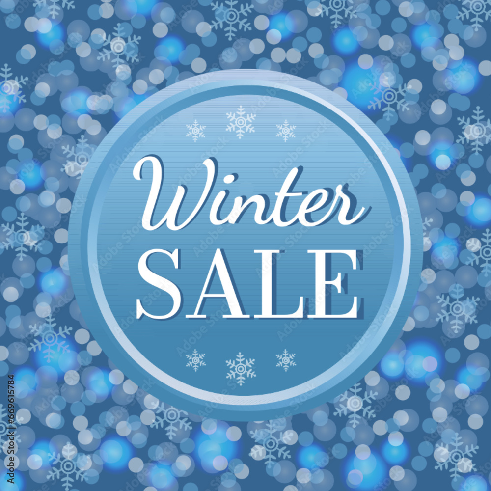 Winter sale banner design Winter sale banner design