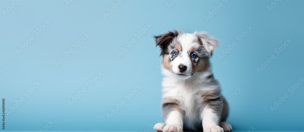 Adorable Australian puppy posing