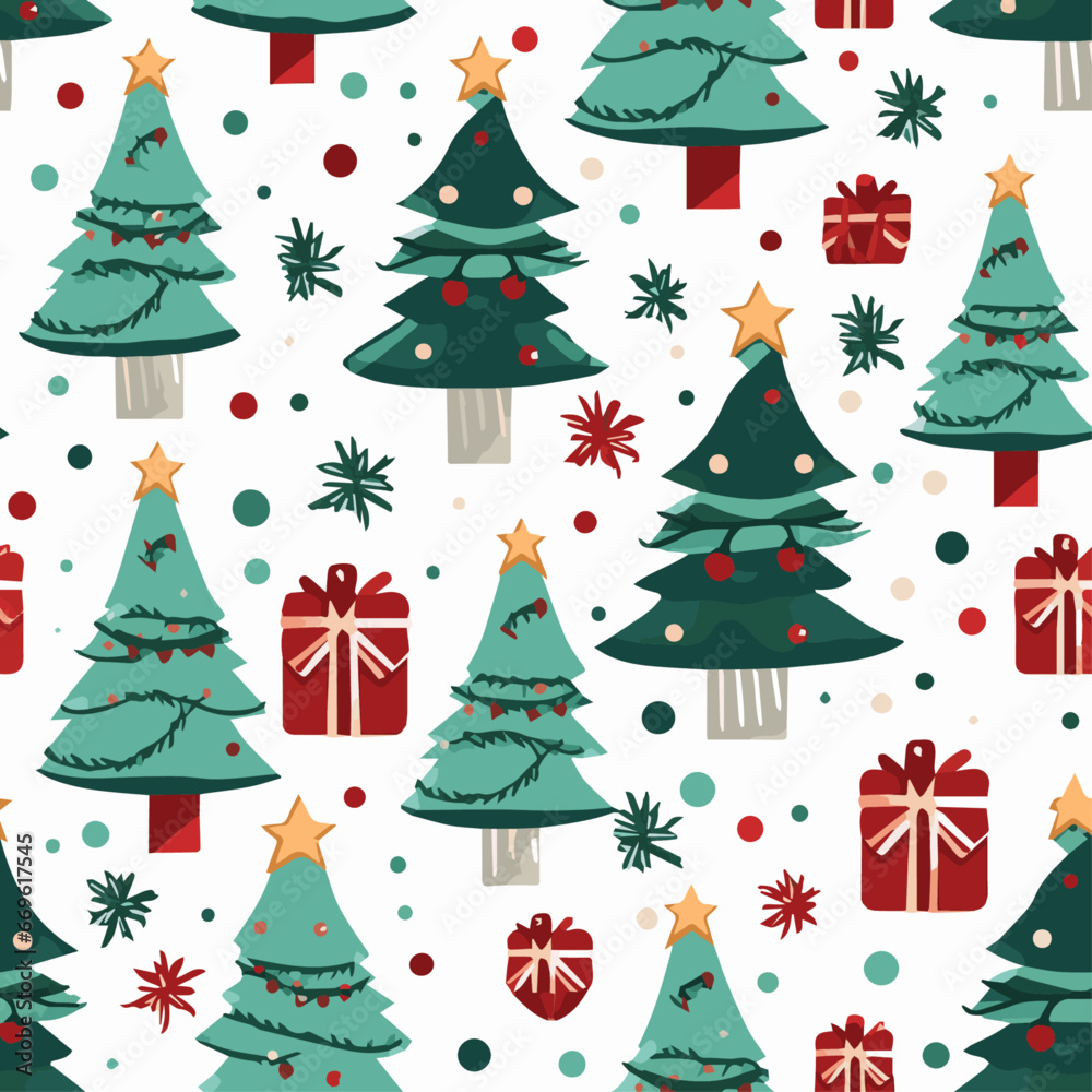 seamless pattern with christmas trees seamless pattern with christmas trees