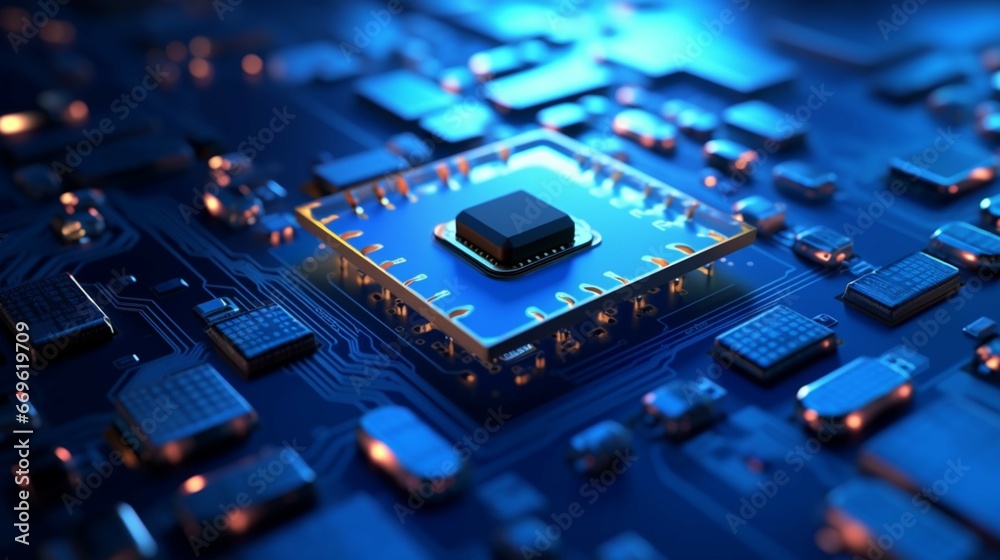 an image of a chip blue style rendered in cinema generative ai an image of a chip blue style rendered in cinema generative ai