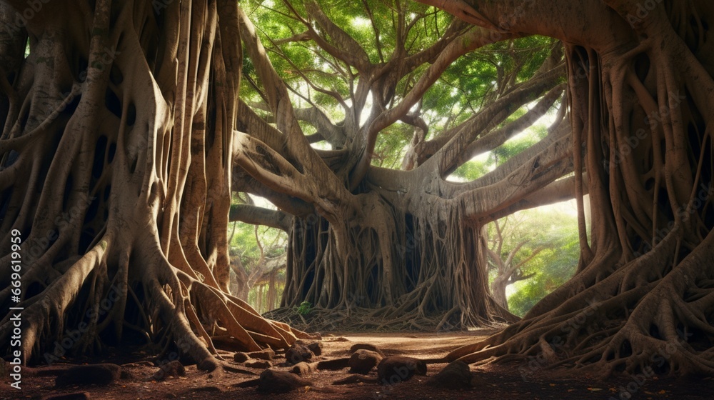 Banyan Tree UHD 8k generative ai Banyan Tree UHD 8k generative ai