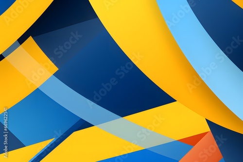 Abstract background with yellow and blue.