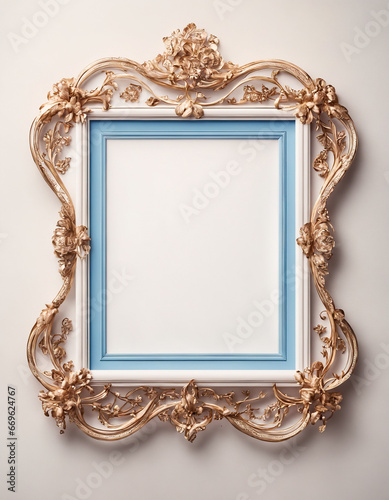 Maximalistic mockup frame background with copy space