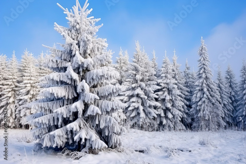 Winter Wonderland  A Cozy and Festive Christmas Background   created with Generative AI technology