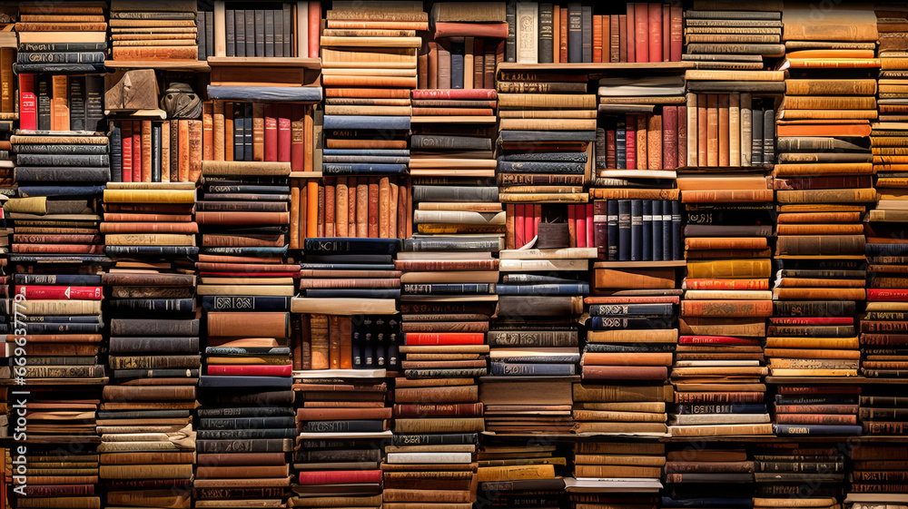 Shelves full of books Shelves full of books
