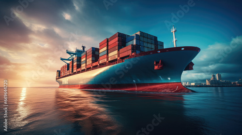 Container Ships in Motion