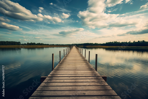 pier on the lake