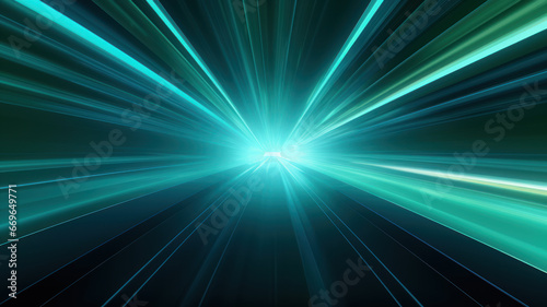 Infinite Light Tunnel Background