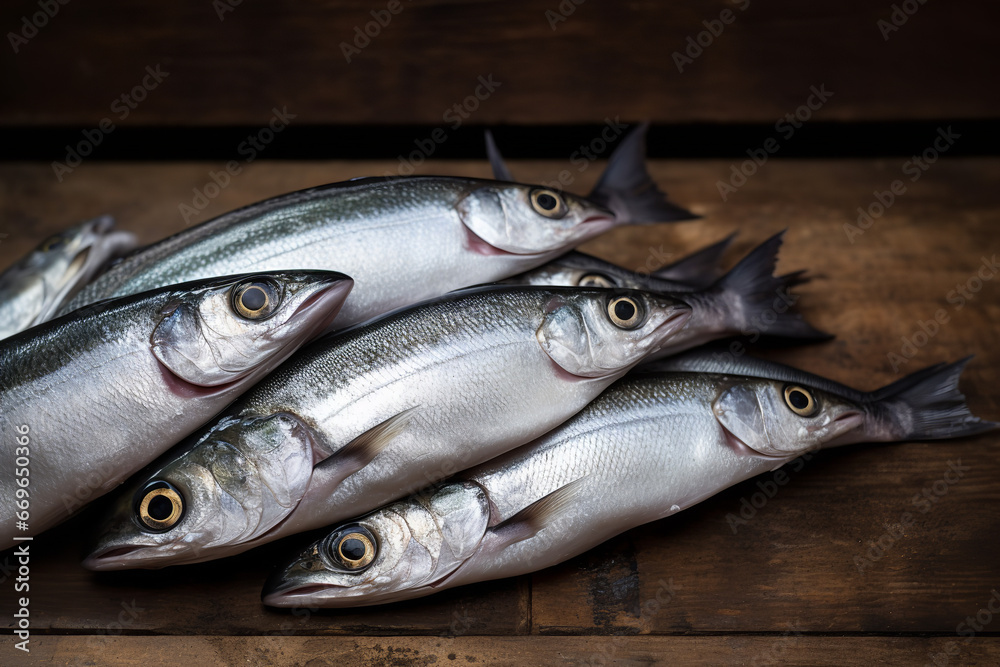 Fototapeta premium fresh fish on the market