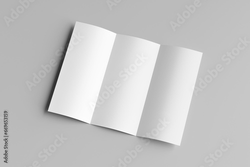 brochure trifold mockup