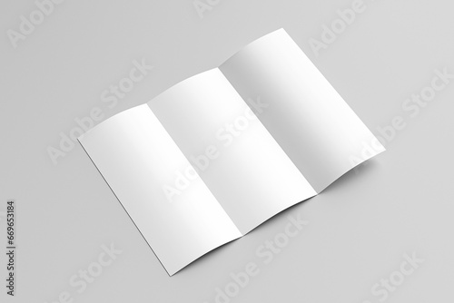 brochure trifold mockup