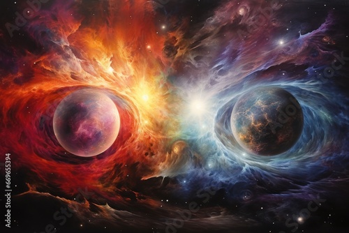Cosmic Celestial Canvases.