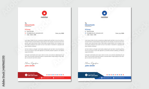 modern business political election letterhead design template. corporate modern letterhead design bundle template 